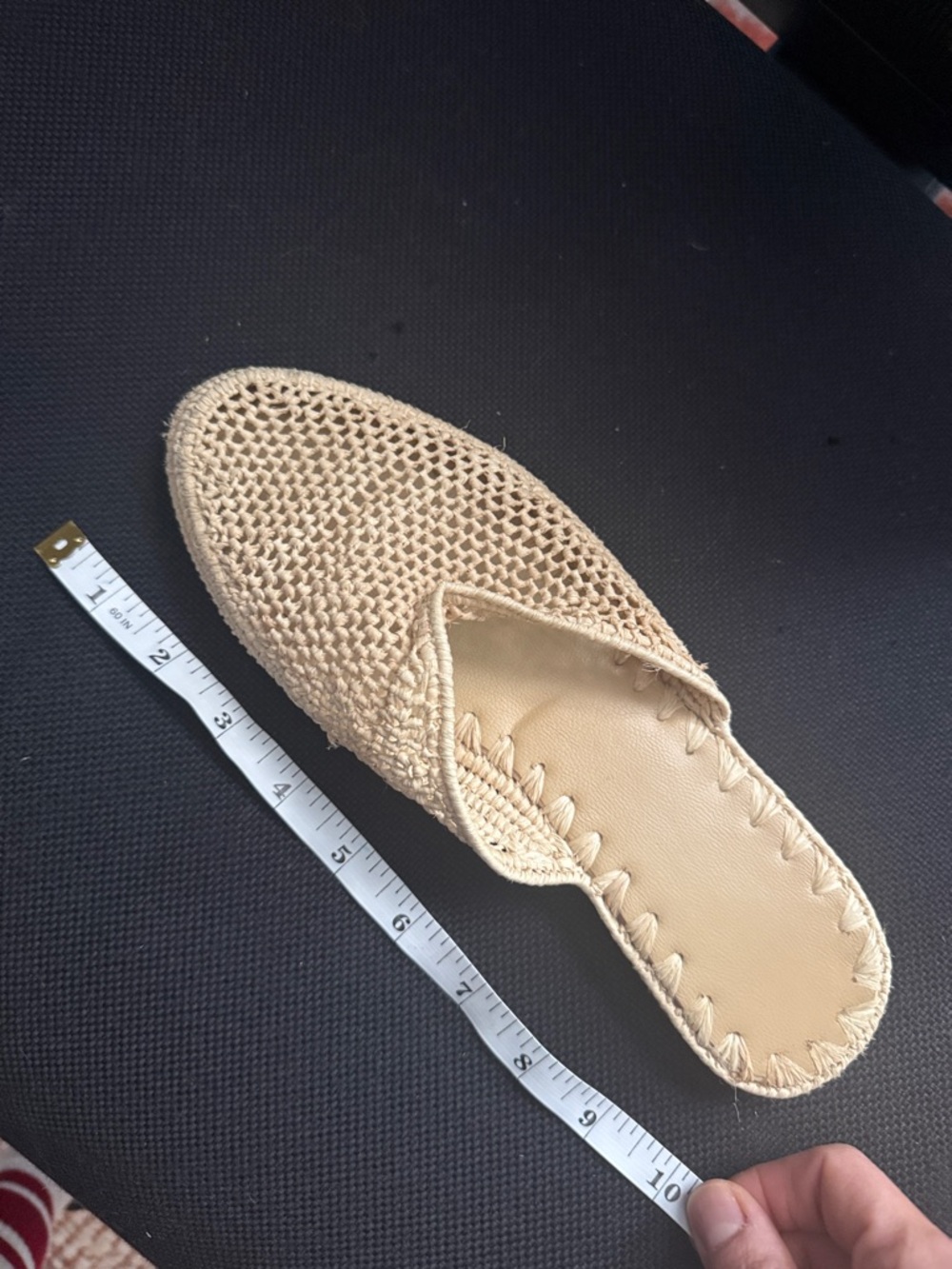 Raffia Handmade Women's Slip-On Sandals - 8.5/9 - Picture 6 of 6